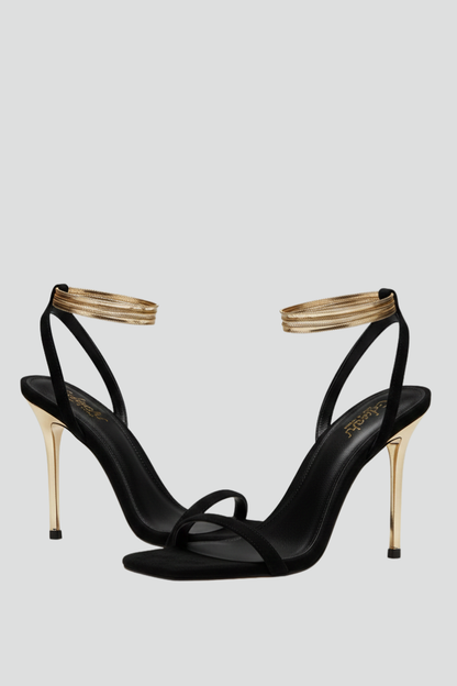 Zaria | Women’s Thin Strap Stiletto Heel Ankle Sandals