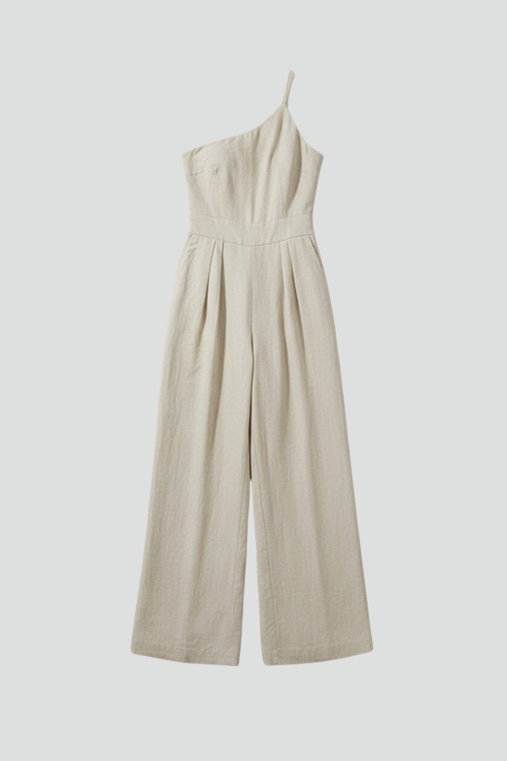 Everly | Women’s One Shoulder Wide Leg Jumpsuit