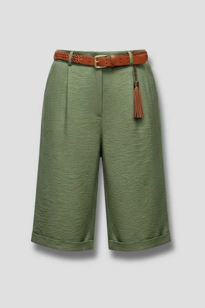 Kim | Women’s High Waist Tailored Casual Shorts
