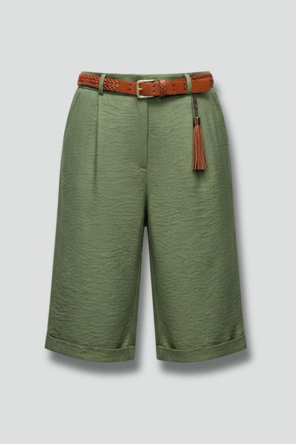 Kim | Women’s High Waist Tailored Casual Shorts