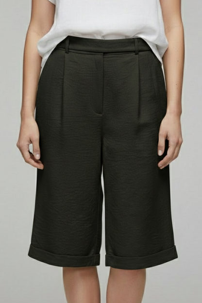 Kim | Women’s High Waist Tailored Casual Shorts