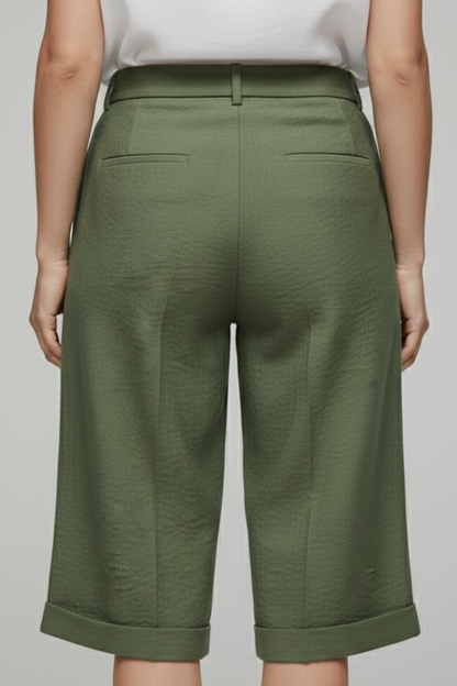 Kim | Women’s High Waist Tailored Casual Shorts