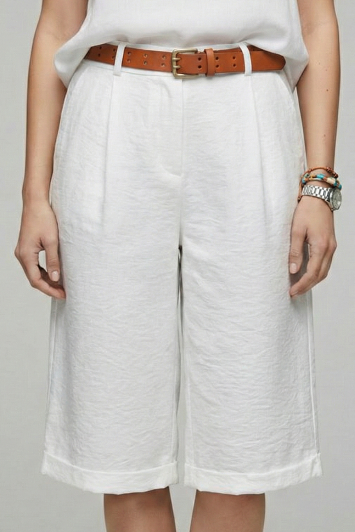 Kim | Women’s High Waist Tailored Casual Shorts