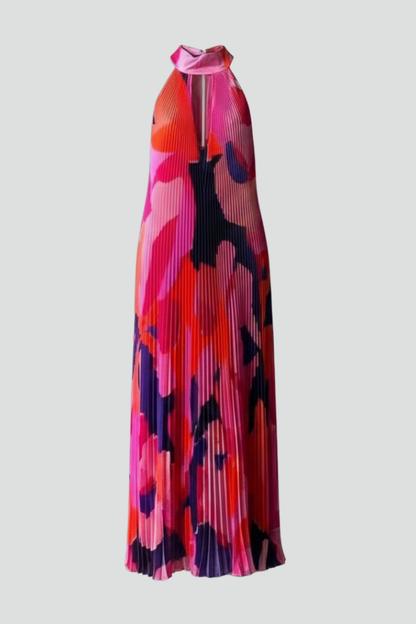 Jessica | Women’s Pleated Sleeveless Maxi Dress