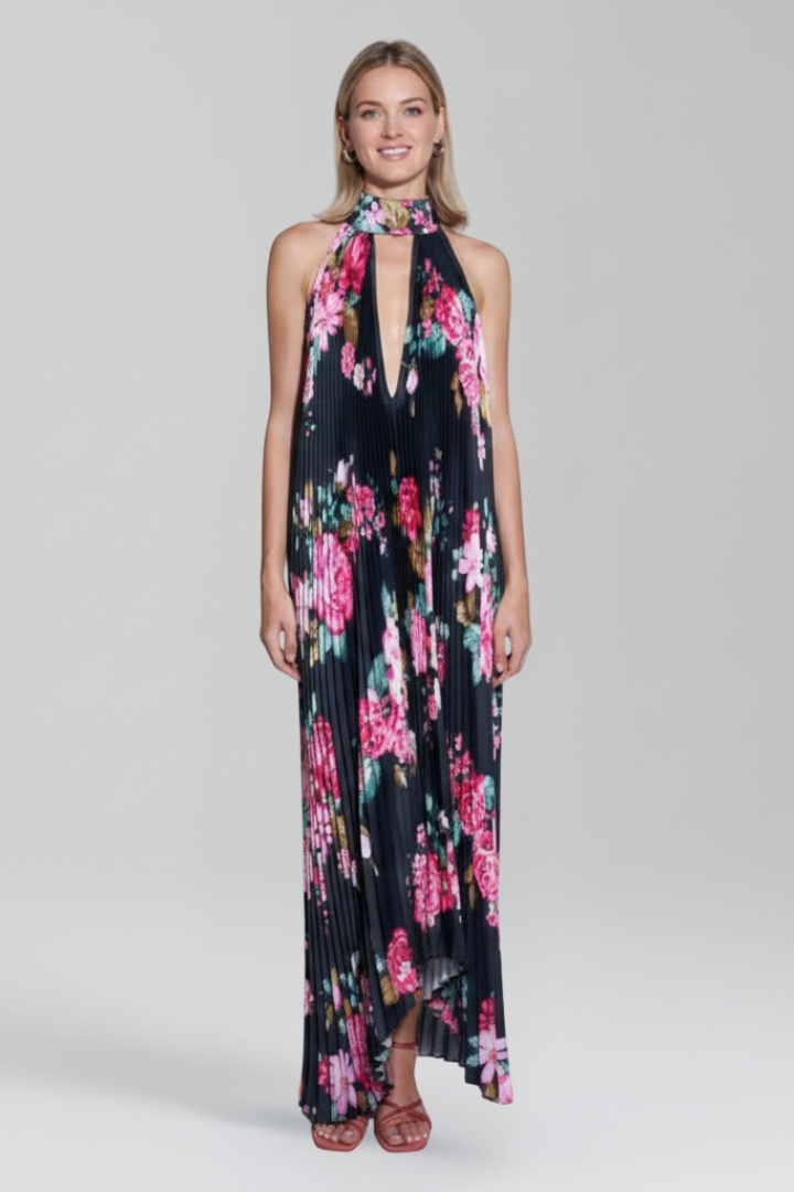 Jessica | Women’s Pleated Sleeveless Maxi Dress