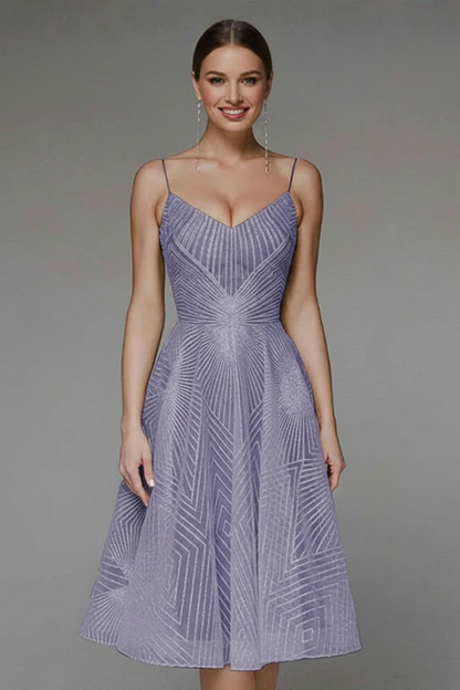 Elodie | Women’s Spaghetti Strap A-Line Midi Dress