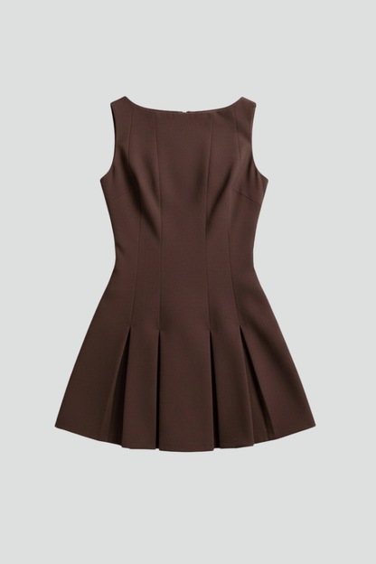 Nylah | Women’s Sleeveless Pleated Mini Dress