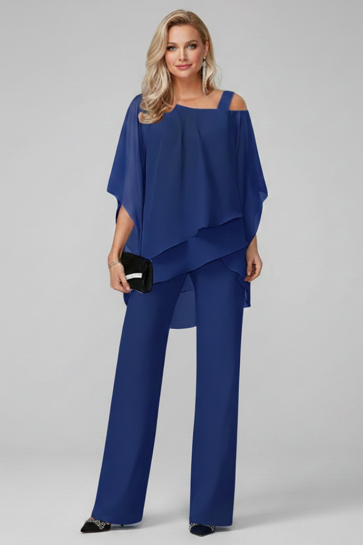 Harlow | Women’s Off Shoulder Flowing Wide Leg Jumpsuit