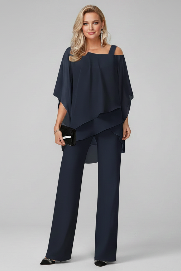 Harlow | Women’s Off Shoulder Flowing Wide Leg Jumpsuit