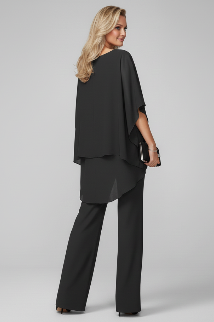 Harlow | Women’s Off Shoulder Flowing Wide Leg Jumpsuit