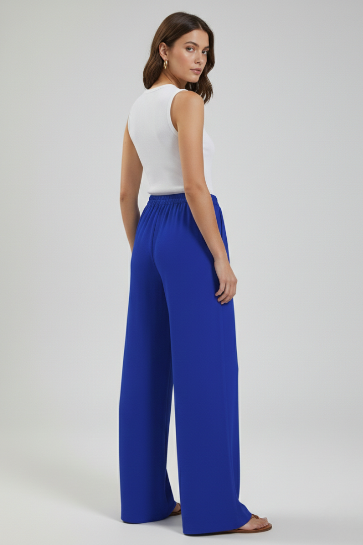 Bexley | Women’s Drawstring Palazzo Pants with Side Pockets