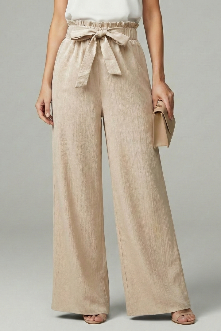 Averie | Women’s Wide-Leg Palazzo Pants with Tie Waist