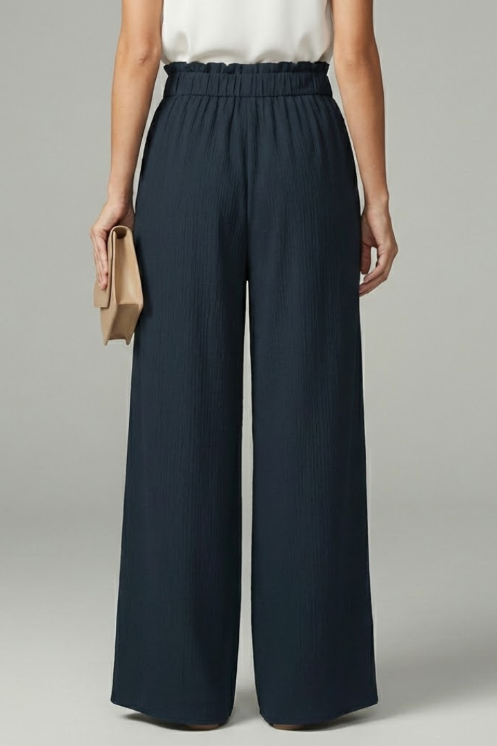 Averie | Women’s Wide-Leg Palazzo Pants with Tie Waist