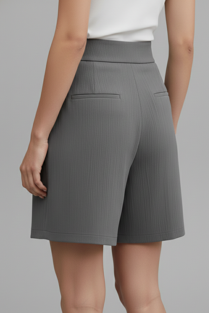 Aubrielle | Women’s High-Waisted Wide Leg Shorts