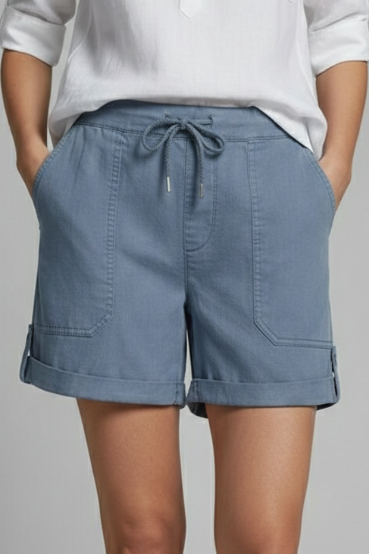 Kennedy | Women’s Casual Drawstring Shorts with Pockets