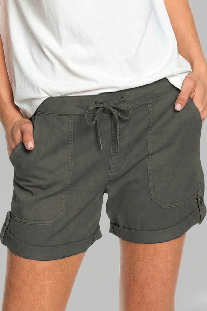 Kennedy | Women’s Casual Drawstring Shorts with Pockets