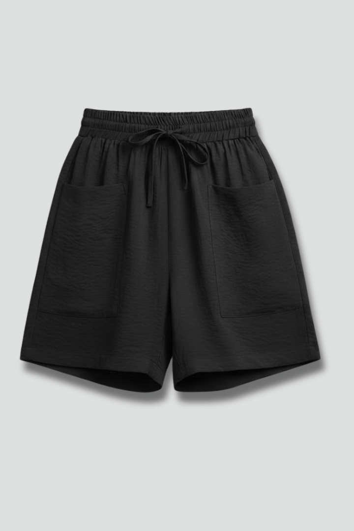 Marissa | Women’s Casual Elastic Waist Drawstring Shorts