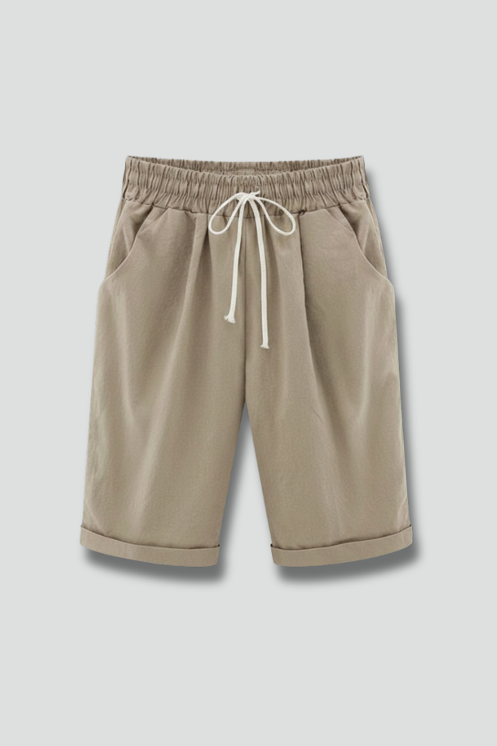 Oaklynn | Women’s Drawstring Waist Shorts with Pockets
