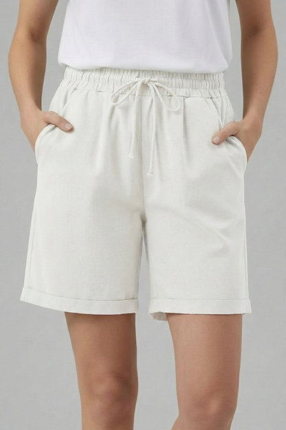 Oaklynn | Women’s Drawstring Waist Shorts with Pockets