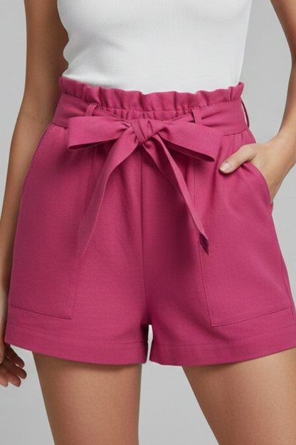 Brinley | Women’s Tie-Waist Shorts with Pockets