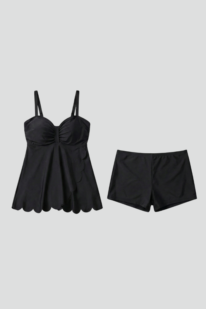 Marlowe | Women’s Sweetheart Neck Tankini Set with Shorts
