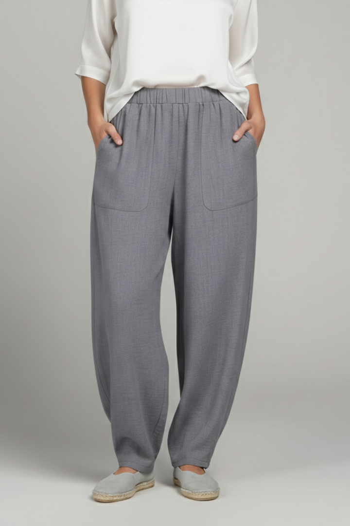 Mallory | Women’s Relaxed Trousers with Elastic Waist