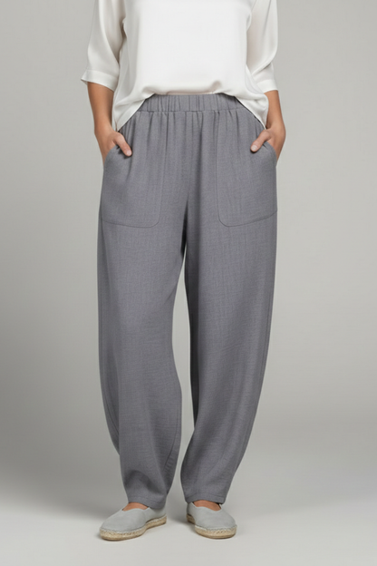 Mallory | Women’s Relaxed Trousers with Elastic Waist