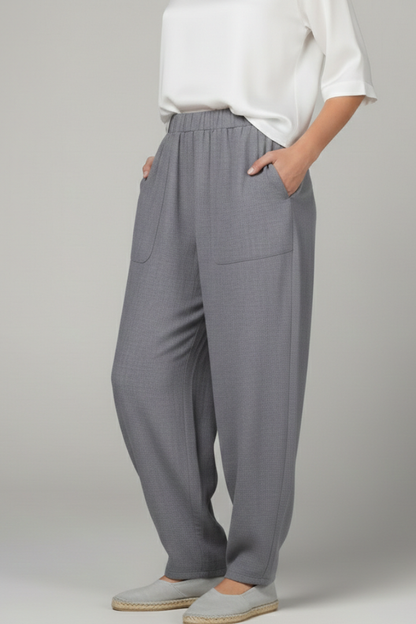 Mallory | Women’s Relaxed Trousers with Elastic Waist