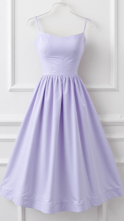 Cecily | Women’s A-Line Midi Dress Ascot Style