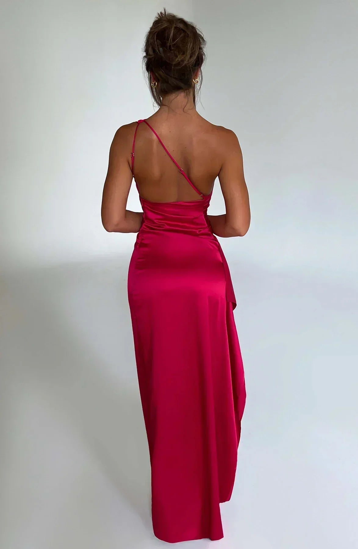 Selena | Women’s Asymmetric One-Shoulder High Slit Evening Maxi Dress