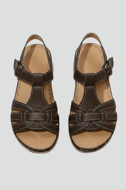 Delphina | Women’s Retro Buckle Strap Sandals
