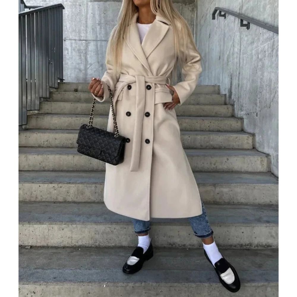 Vivienne | Women’s Long Belted Winter Coat