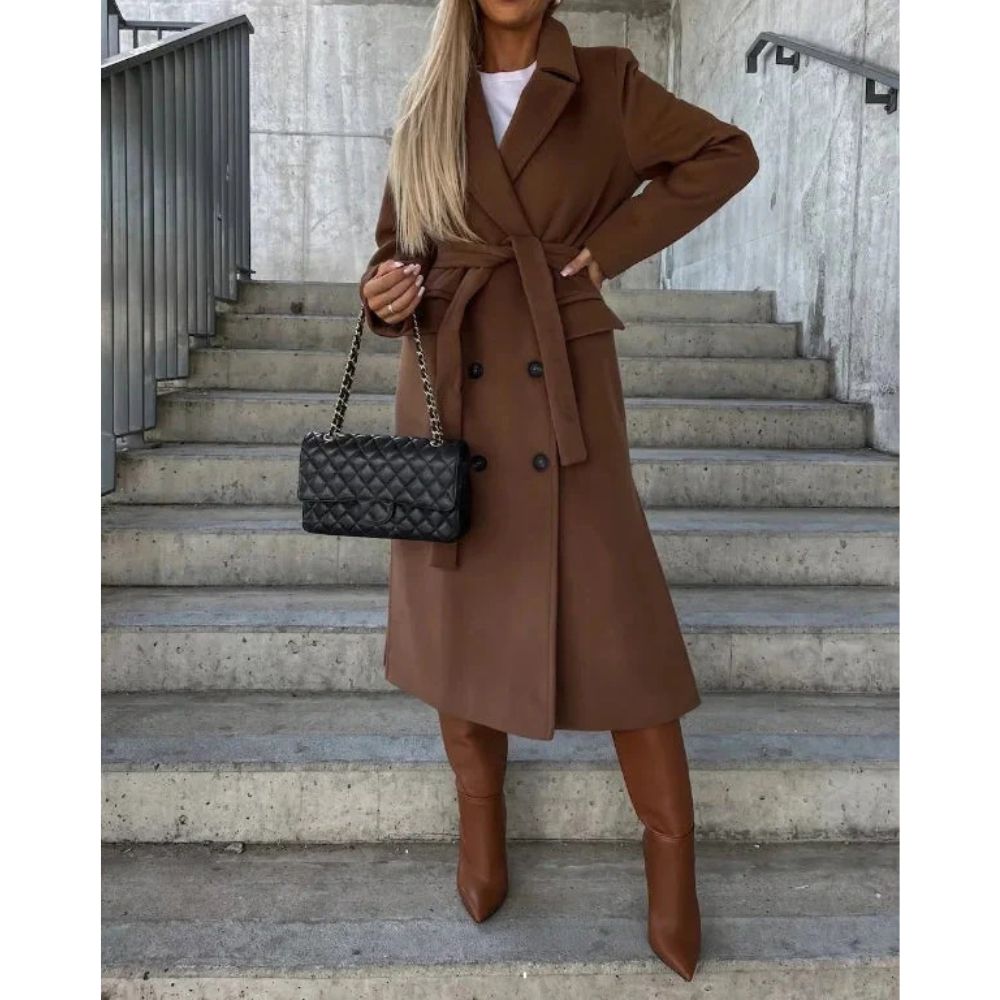 Vivienne | Women’s Long Belted Winter Coat