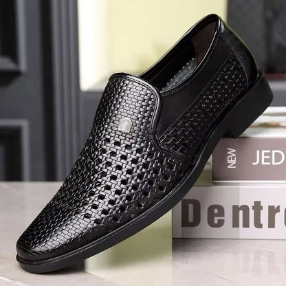 Franklin | Men’s Woven Leather Loafers