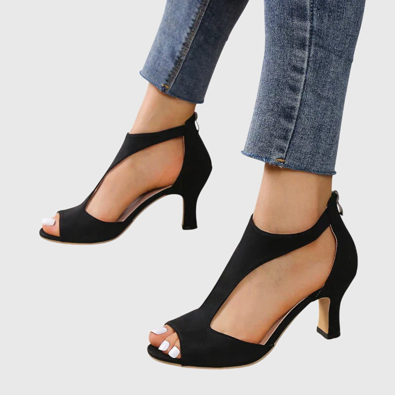 Monica | Women’s Spring Cutout Open-Toe Heel Sandal