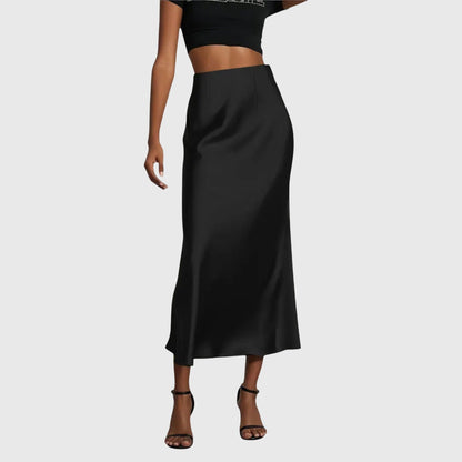 Liora | Women’s Satin Maxi Skirt