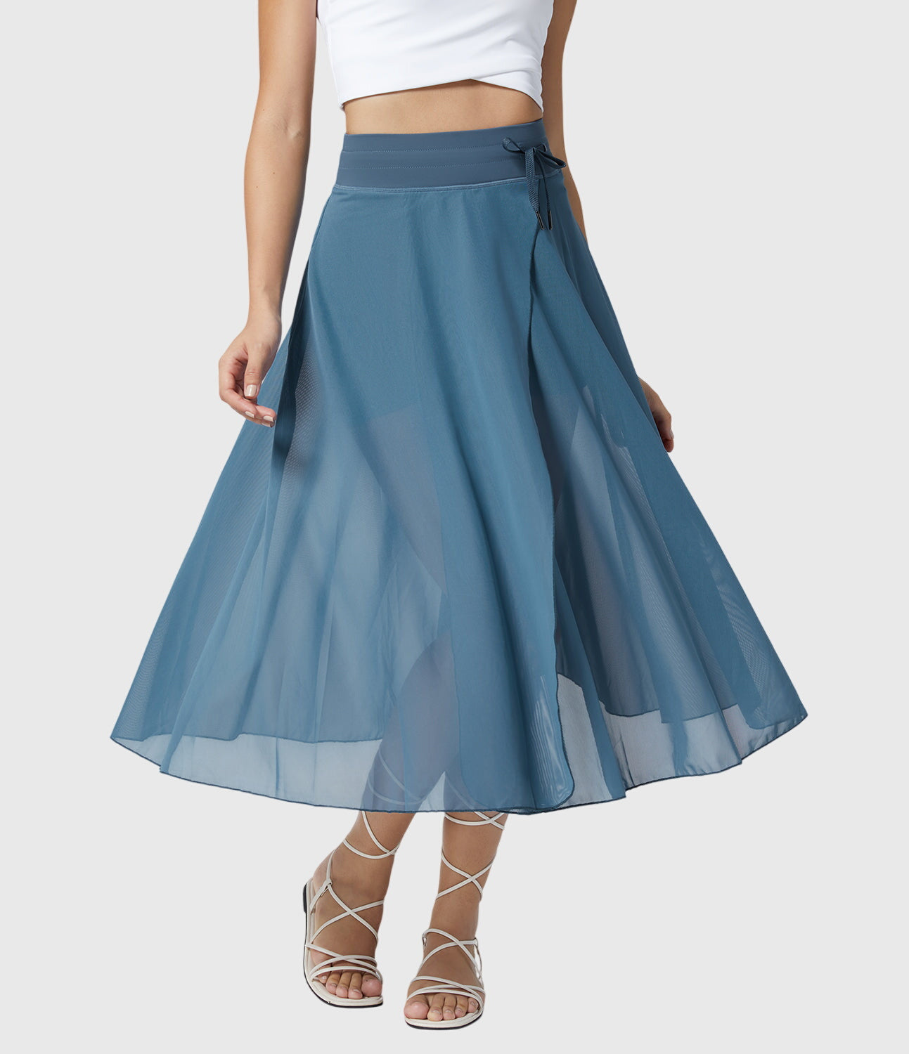 Melanie | Women’s Elegant Flowing Midi Skirt