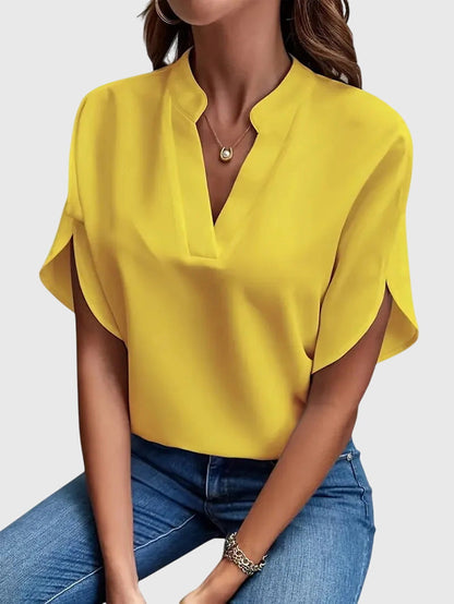 Becky | Women’s Soft Elegant V-Neck Blouse