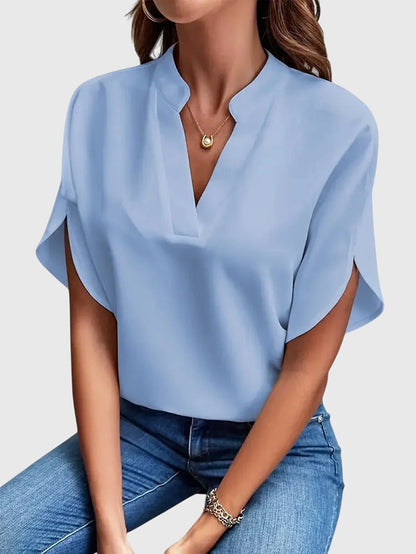 Becky | Women’s Soft Elegant V-Neck Blouse