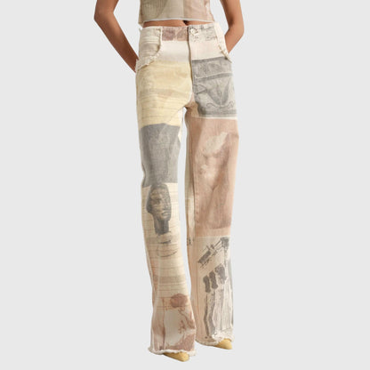 Sable | Women’s Printed Wide Leg Trouser