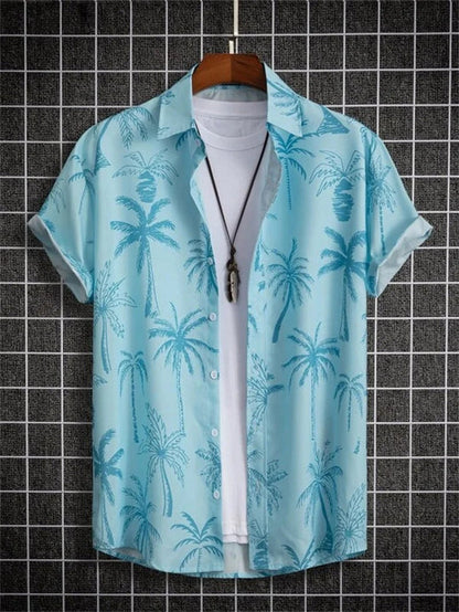 Bryce | Men’s Flower Print Shirt