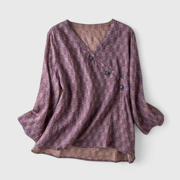 Delaney | Women’s Floral Long Sleeve Blouse