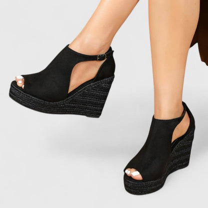 Karina | Women’s Peep Toe Wedge Heel Sandals