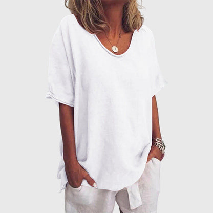 Hollis | Women’s Casual Relaxed Fit V-Neck Top