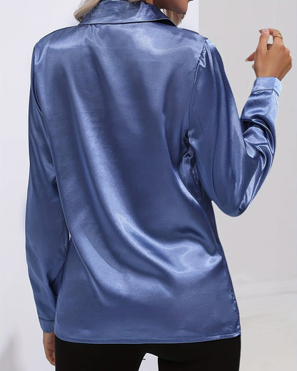 Imogen | Women’s Sleek Button-Front Blouse