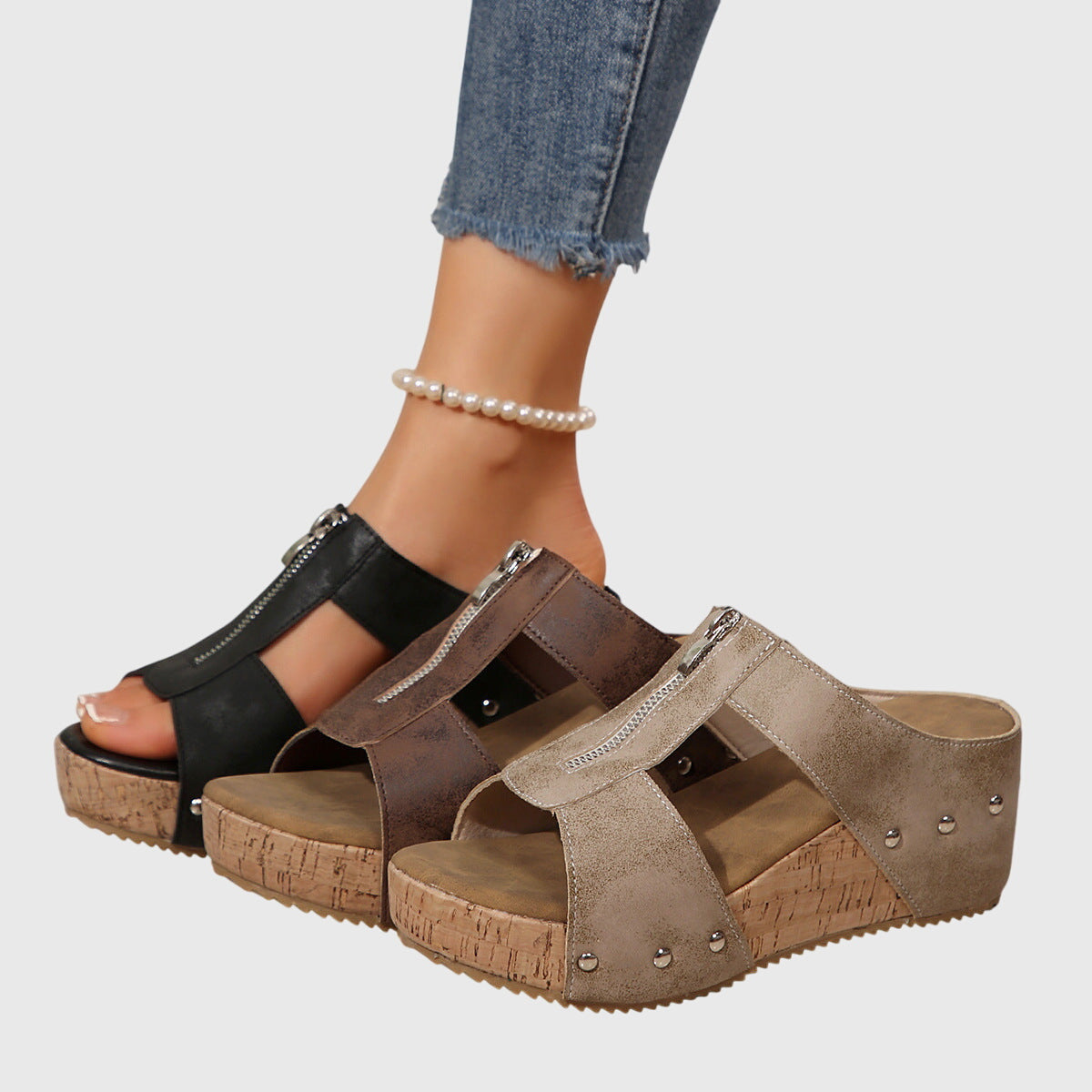Blythe | Women’s Orthopedic Cutout Wedge Sandals