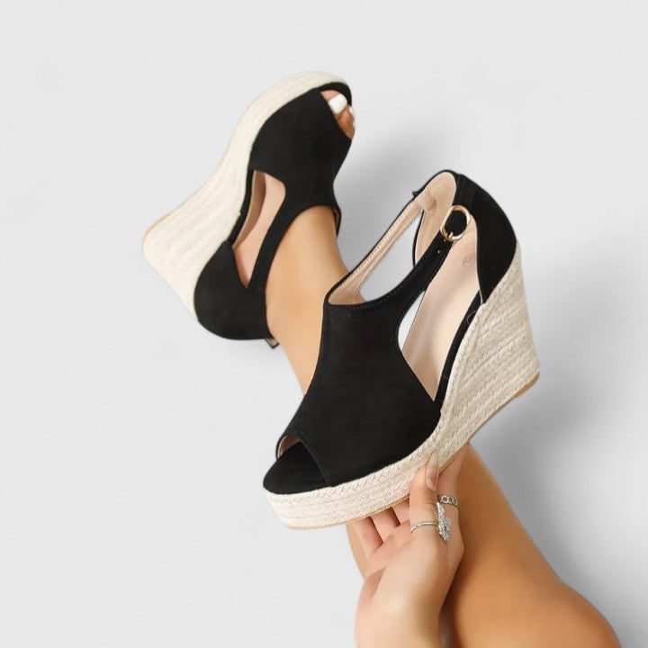 Karina | Women’s Peep Toe Wedge Heel Sandals