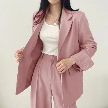 Khaye | Women’s Tailored Suit Set with Long Blazer