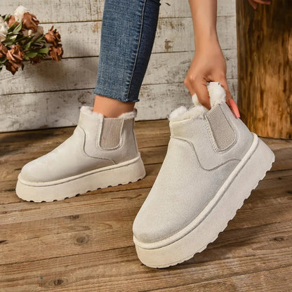Giselle | Women's Plush Platform Boots