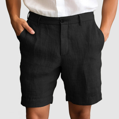 Hudson | Men’s Casual Linen Shorts with Lightweight Summer Comfort